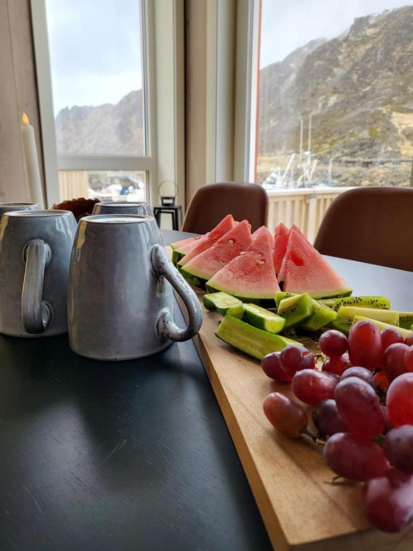 Spektakulær rorbu i autentiske omgivelser Ballstad Eksteriør billede