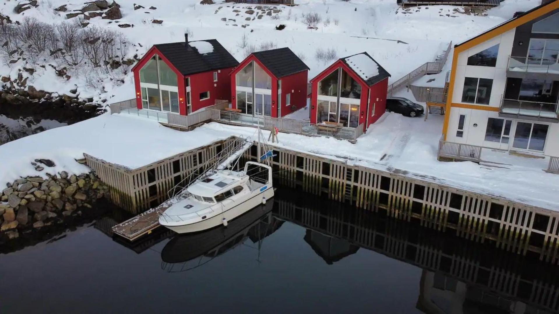 Spektakulær rorbu i autentiske omgivelser Ballstad Eksteriør billede